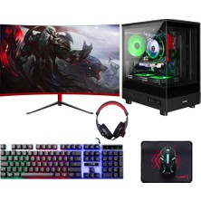 Turbox TX6075 I7 4770 16GB Ram 512GB SSD 4gb RX560 23.6 75Hz Curved Oem Paket