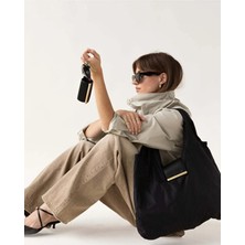 Rivina Pocket Fold Charm Olabilen Su Geçirmez Charm Detay Katlanabilir Tote Çanta