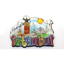 Marsilyan Istanbul Temalı Silikon Buzdolapı Süsü Magnet