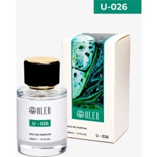 Oler U-026 Unisex Parfüm Edp 50 ml | Meyvemsi & Tatlı | Mango, Böğürtlen, Karabiber, Iris, Yasemin, Lotus, Vanilya,