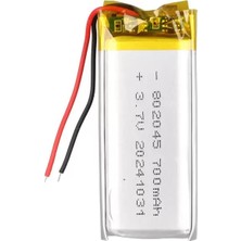 EstoreBox 802045 3.7V 700MAH Lityum Polimer (Li-Po) Batarya Ciklet Pil