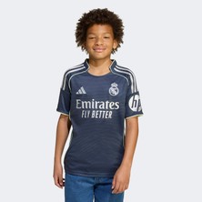 Adidas Real Madrid 25-26 Deplasman Çocuk Lacivert Futbol Forması.-