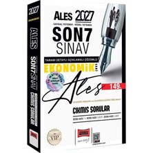 Anla Kazan Yayınları 2027 Yargı 2027 Ales Çıkmış Sorular Son 7 Sınav Çözümlü Ekonomik Seri Yargı Yayınları
