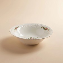 Karaca Vintage Rose Salata Kasesi 23 cm Krem
