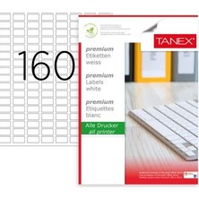 Tanex A4 Tw-2280 Lazer Etiket, Standart Ölçü 22×12 Mm