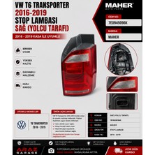 Vw T6 Transporter 2016-2019 Sağ Stop Lambası Maher Oem 7E0945096K