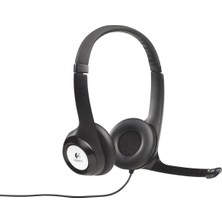 EstoreBox Logitech H390 Kablolu Si̇yah Kulaklik 981-000406