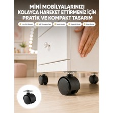 Kilitsiz 4 cm Mobilya Ayağı Tek Adet Pratik ve Dayanıklı