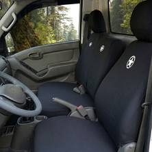 Antwax Hyundai H100 Siyah Penye Oto Koltuk Kılıfı - Askeri Yıldız Baskılı