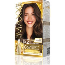Maxx Deluxe Golden Beauty Set Saç Boyası 6.0 Koyu Kumral