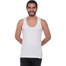 Tutku 101 Penye Erkek Atlet Beyaz L 6lı  Paket