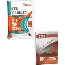 Anla Kazan Yayınları Günay 2027 8. Sınıf Fen Bilimleri Etkinlikli Bumerang Serisi+Anla Kazan Paragraf Deneme