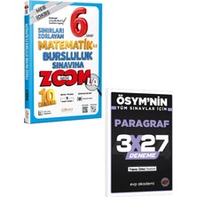 Anla Kazan Yayınları Günay 2027 6. Sınıf Matematik Zoom La Bursluluk Sınavı 10 Deneme+Evp Akademi 3X27 Paragraf Deneme