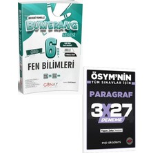 Anla Kazan Yayınları Günay 2027 6. Sınıf Fen Bilimleri Etkinlikli Bumerang Serisi+Evp Akademi 3X27 Paragraf Deneme