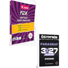 Anla Kazan Yayınları Karekök 2027 9. Sınıf Fizik Haftalık Takip Sınavları+Evp Akademi 3X27 Paragraf Deneme