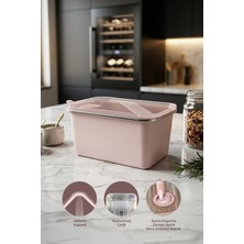Kitchen Life Stainless Paslanmaz Çelik Vakumlu Saklama Kabı,fırın ve Kek Kabı 1,65LT Yemek Kabı Sefer Tası
