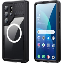 Dexmon Samsung Galaxy S26 Ultra IP68 Su Geçirmez 1-1 Kılıf 360° Tam Koruma Darbe Emici Magsafe Uyumlu Kapak