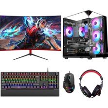 Turbox TX8596 I5 12400F 32GB Ram 1tb SSD SSD 8gb RTX3050 23.6 Inç 165Hz Curved Oyuncu Oem Paket