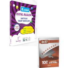 Anla Kazan Yayınları Karekök 2027 6. Sınıf Sosyal Bilgiler Haftalık Takip Sınavları+Anla Kazan Paragraf Deneme