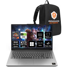 Lenovo Loq Essential 15ARP10 Ryzen 7 170 Rtx 4050 6gb 65W 32GB Ram 256GB SSD 15.6" Fhd (1920X1080) IPS 144Hz WIN11 Home 83S000DATRP319 Gaming Laptop + Per4 Çanta