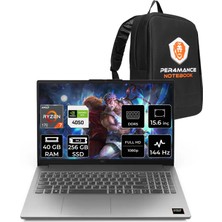 Lenovo Loq Essential 15ARP10 Ryzen 7 170 Rtx 4050 6gb 65W 40GB Ram 256GB SSD 15.6" Fhd (1920X1080) IPS 144Hz Freedos 83S000DATRP325 Gaming Laptop + Per4 Çanta