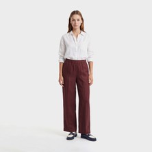 Gant Kadın Kahverengi Relaxed Fit Pantolon