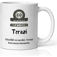 Weiler Riger Terazi Burcu Premium Porselen Kupa Bardak 330 ml - Kaliteli Hediyelik Özel Tasarım Şık Kupa Bardağı