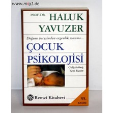 Remzi Kitabevi Çocuk Psikolojisi Haluk Yavuzer