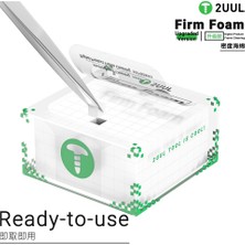 2uul SC07 7X7X7MM Sert Köpük Yüksek Yoğunluklu Sünger Pcb Temizliği Için - 500 Adet