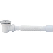Kupon Duş ve Banyo Sistemleri Duş Teknesi Sifonu Gider Trobleni Geniş 90 mm Körüklü