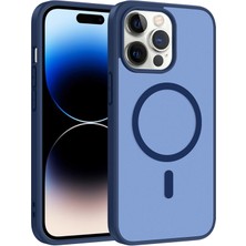 Royal Case iPhone 14 Pro Kılıf M-Safe Özellikli Mat Görünümlü Şık Silikon Kapak Ryc/babet