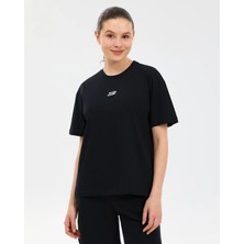 Skechers W Graphic T-Shirt Short Sleeve T-Shirt Kadın Siyah Tshirt S2610017-3817