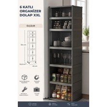 Kitchen Life 6'lı Katlanabilir Modüler Çok Amaçlı Organizer Dolap Çizmelik Ayakkabı Düzenleyici