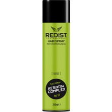 Redist Keratin Saç Spreyi 250 ml | Keratin Bakımı ile Güçlü Sabitleme, Doğal Parlaklık ve Uzun Süre Kalıcı Şekillendirme