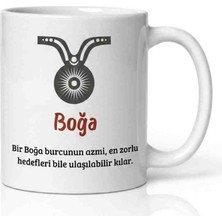 Weiler Riger Boğa Burcu Premium Porselen Kupa Bardak 330 ml - Kaliteli Hediyelik Özel Tasarımlı Şık Kupa Bardağı