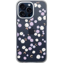 Spigen Ciel by CYRILL iPhone 15 Pro ile Uyumlu Kılıf Cecile Desenli Çiçek Desenli Şeffaf Kapak - ACS06761 (Spigen TR Garantili)