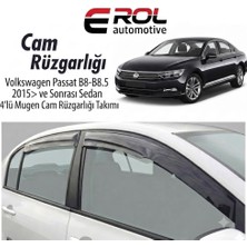 Volkswagen Passat B8-B8.5 2015>VE Sonrası Sedan 4'lü Mugen Cam Rüzgarlığı Takımı
