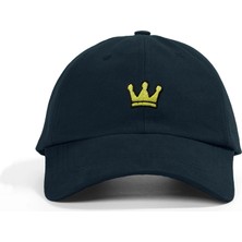 PataCute Kral Tacı Lacivert Soft Baseball Şapka