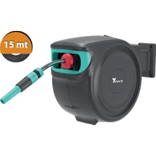 Daye DY6687W15 Otomatik Sarımlı Bahçe Sulama Hortum Tamburu 15MT