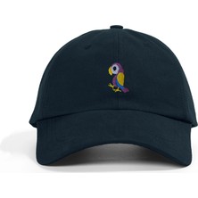 PataCute Sevimli Papağan Lacivert Soft Baseball Şapka