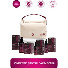 Ya Da Multicosmetics Viniferine Leke Karşıtı Cilt Bakım Seti (Serum + Krem + Detoks Bakım Yağı+ Yüz Peelingi) | Cilt Tonu Eşitleyici & Aydınlatıcı Bakım + Çanta Hediyeli