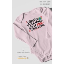 Morivo Kids Teyzeye Özel Uzun Kollu Bebek Body %100 Pamuk