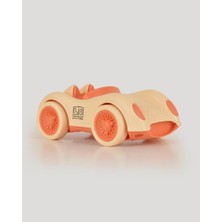 Let's Be Child Yarış Arabası Bej Renkli Güvenli Oyuncak 0-24 Ay İçin Tasarlandı