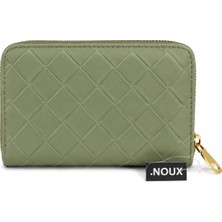 Noux Premium Örgü Desenli Fermuarlı Cüzdan