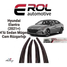 Hyundai Elantra 2021> Sedan 4'lü Mugen Cam Rüzgarlığı