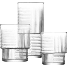 Lav Helen Cam Bardak Seti 18'li (6 Meşrubat Bardağı 400 Ml, 6 Meşrubat Bardağı 325 Ml, 6 Su Bardağı)