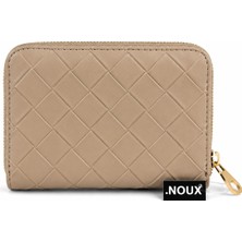Noux Premium Örgü Desenli Fermuarlı Cüzdan