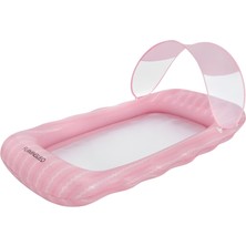 Flamingueo Tenteli Fileli Havuz Yatağı Belmondo Pink