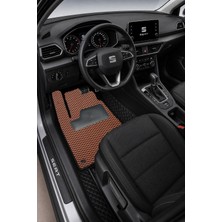 Seat Siyah 8d Deri Tam Kaplama Havuzlu Oto Paspas + Taba Eva Çift Koruma Seti