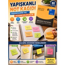 Marka İnfo Notes 75x75 Mm Turuncu Yapışkanlı Notluk 80 Syf